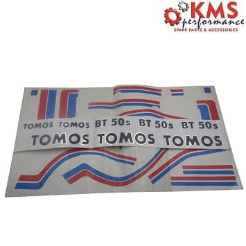 NALEPNICA TOMOS BT50 GOLEMA SET KMS PERFORMANCE