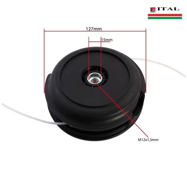 GLAVA TRIMER M12X1,5 FLH ITAL 3