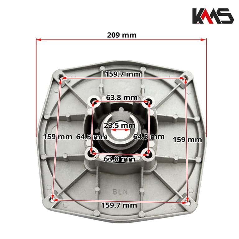 BLOK POKLOPEC BUBANJ VODNA PUMPA V.P. HONDA GX 160 4P 2 COLA KIN KMS+ 3