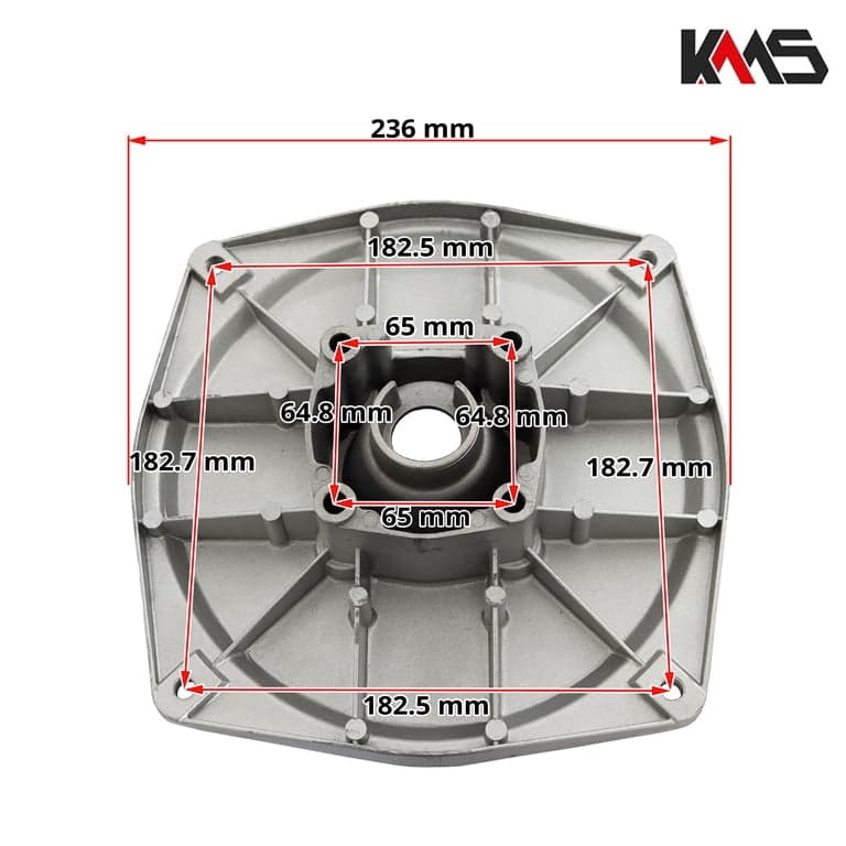 BLOK POKLOPEC BUBANJ VODNA PUMPA V.P. HONDA GX 160 4P 3 COLA KIN KMS+ 3