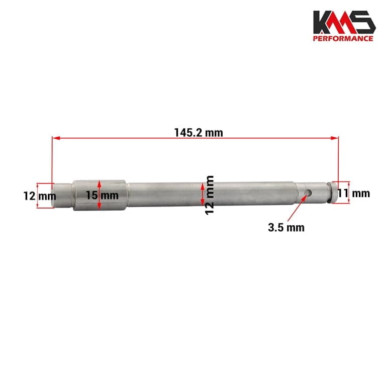 OSOVINA PERKA TOMOS T4 NOV TIP SO KAJLA PROHROM KMS PERFORMANCE 2