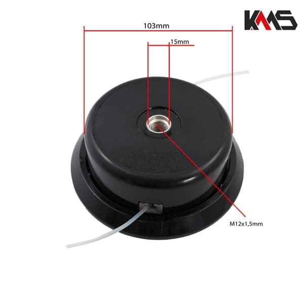 GLAVA TRIMER M12x1,5mm LHF KOMATSU KMS* 3