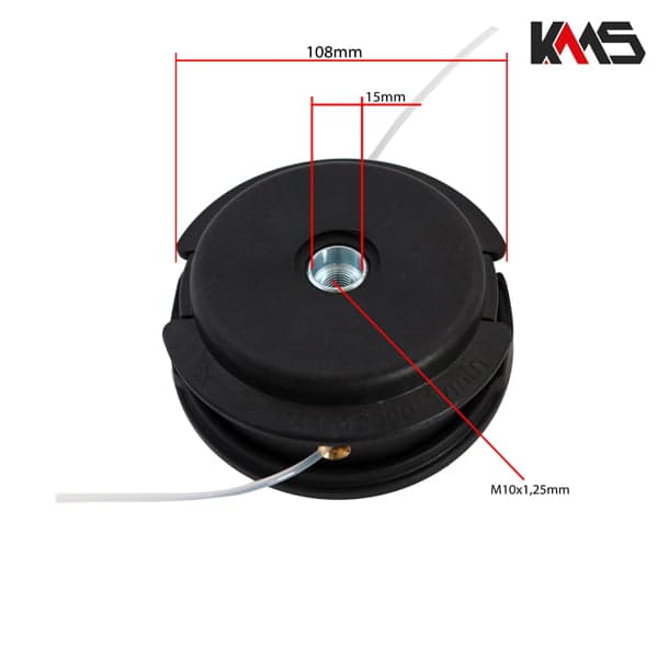 GLAVA TRIMER M10x1,25mm LHF ITALY F130mm VILLAGER BC 750 900 1250 1900 HUSQVARNA 323R KMS* 3