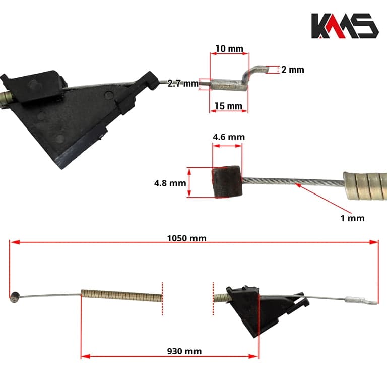 SAJLA GAS HUSQVARNA 232R 235R TRIMER KMS 2