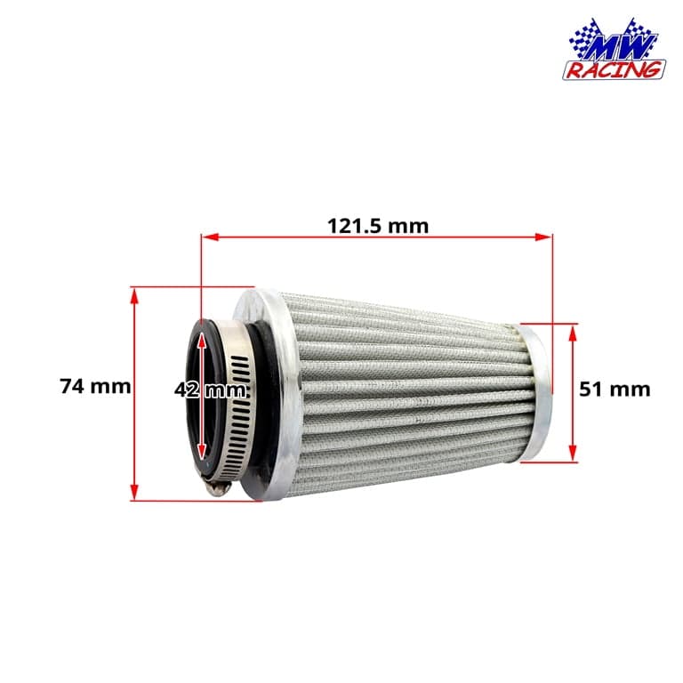 FILTER SPRINT 42mm X 125,4 ATV KYMCO MXU 300 '10 MW RACING 3