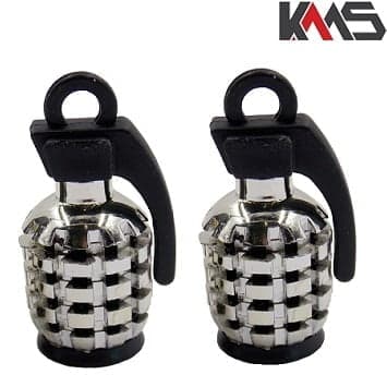 KAPACE AVTO ZIVANA ALUMINSKI BOMBA SREBRENO KMS+