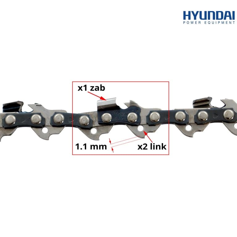 LANEC ZAB 3/8LP 0,43 1,1mm 91 PICO HYUNDAI 2