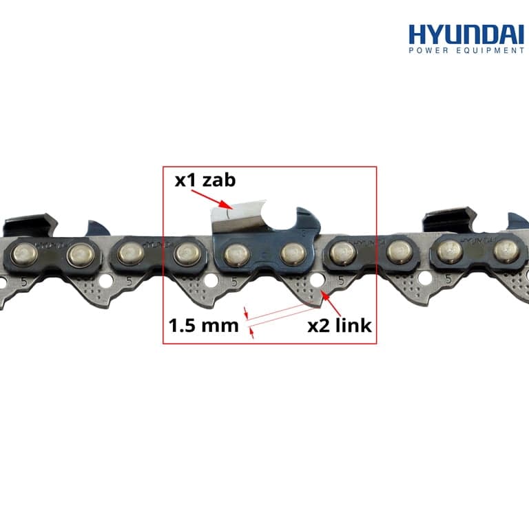 LANEC ZAB 3/8 0,58 1,5mm HYUNDAI 2