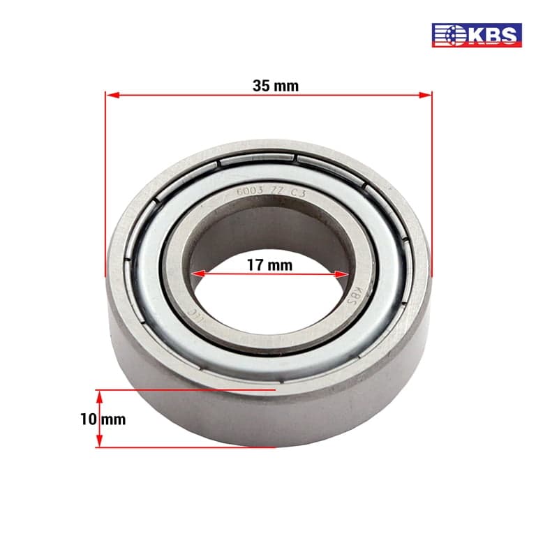 LAGER 6003 zz 35X17X10 KBS* 2