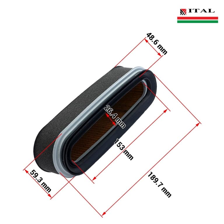 FILTER VOZDUH HONDA GXV 140 160 HR216 5 HP U:190,5mm ITAL 3