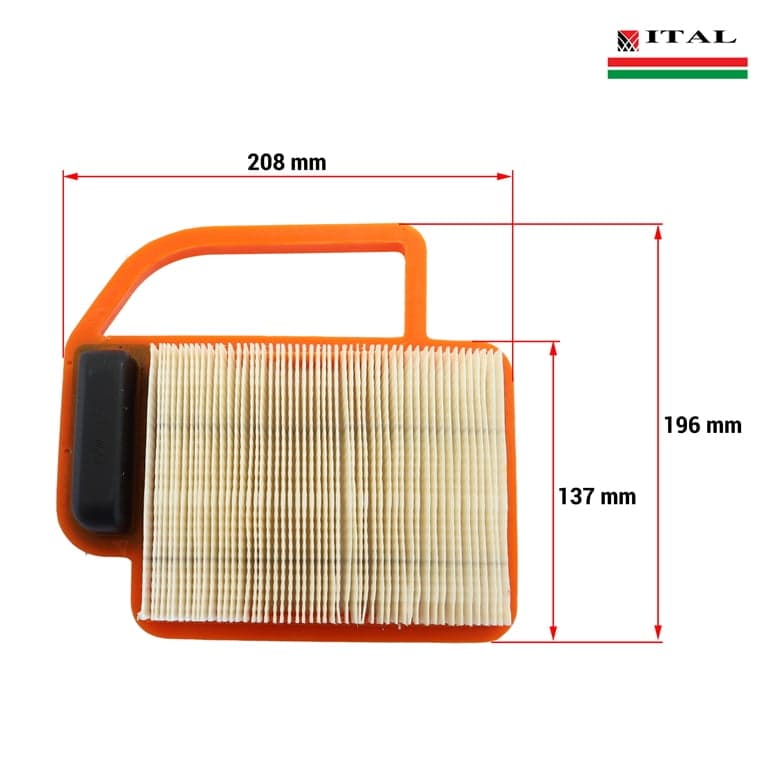 FILTER VOZDUH KOHLER HUSQVARNA SV 530 600 15 - 17 HP 223x193x35mm ITAL 3