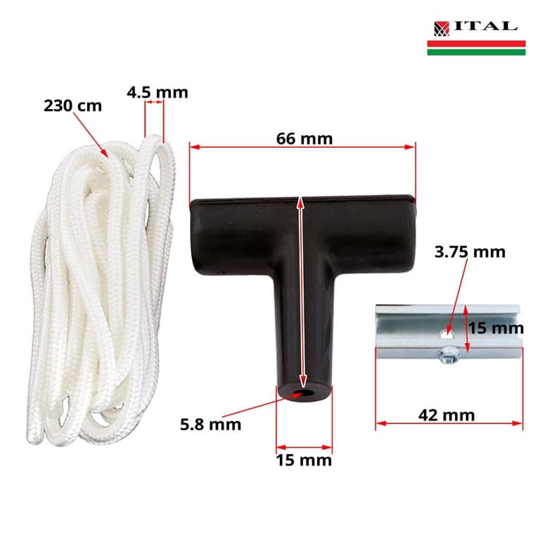 RACKA MEHANIZAM UNEVERZALNA KOSILKA SO VRVKA ITAL 2