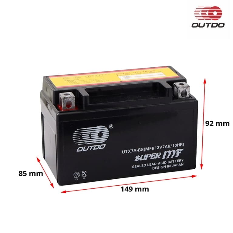 AKUMULATOR YTX7A-BS BATERIJA OUTDO 2