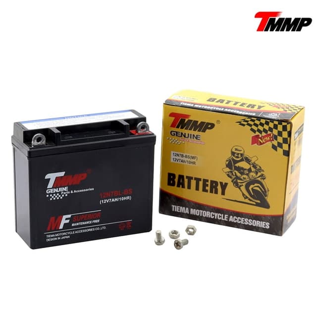 AKUMULATOR YTX7-BS 12N7BL-BS -+ VISOK BATERIJA TMMP