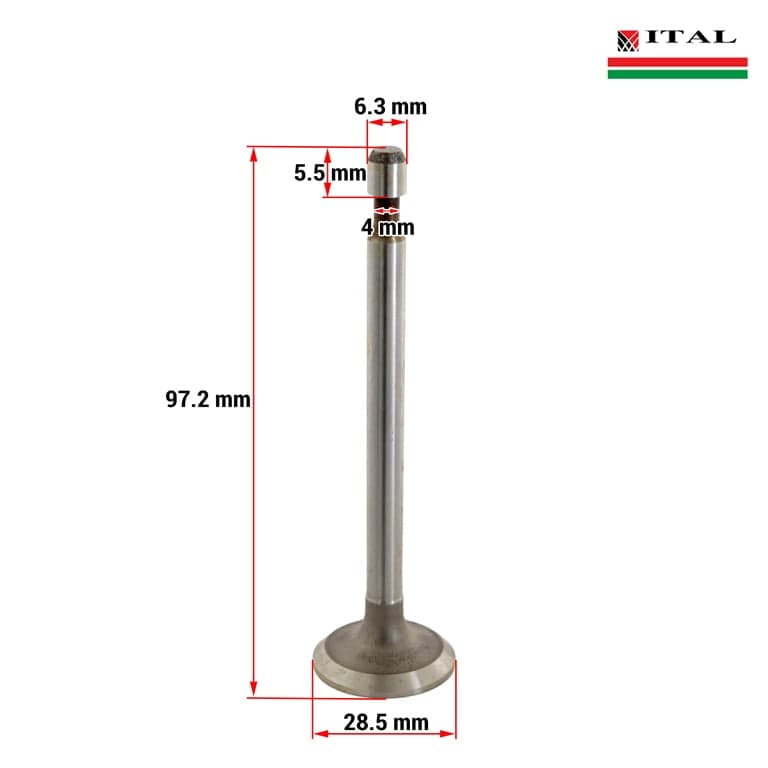 VENTIL USISEN BRIGGS & STRATTON 4 - 5 KS HORIZONTALNA ITAL 2
