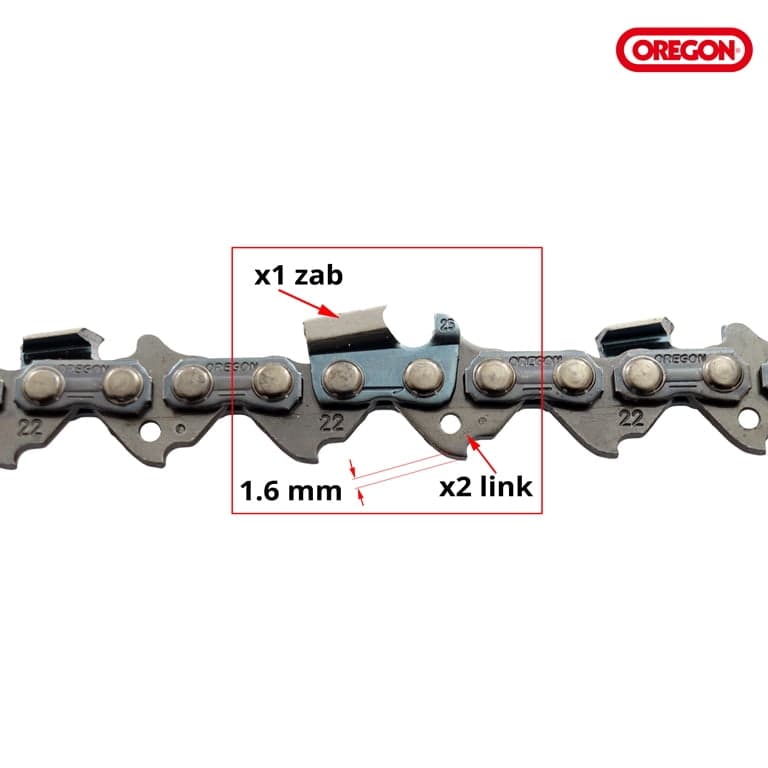 LANEC ZAB 325 0,63 1,6mm OREGON* 2
