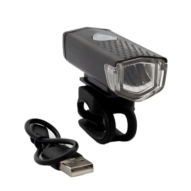 SVETLO MTB LED USB POLNAC ALUMINIUM CRNO MINI 800mAh 300 LUMENS RAYPAL+