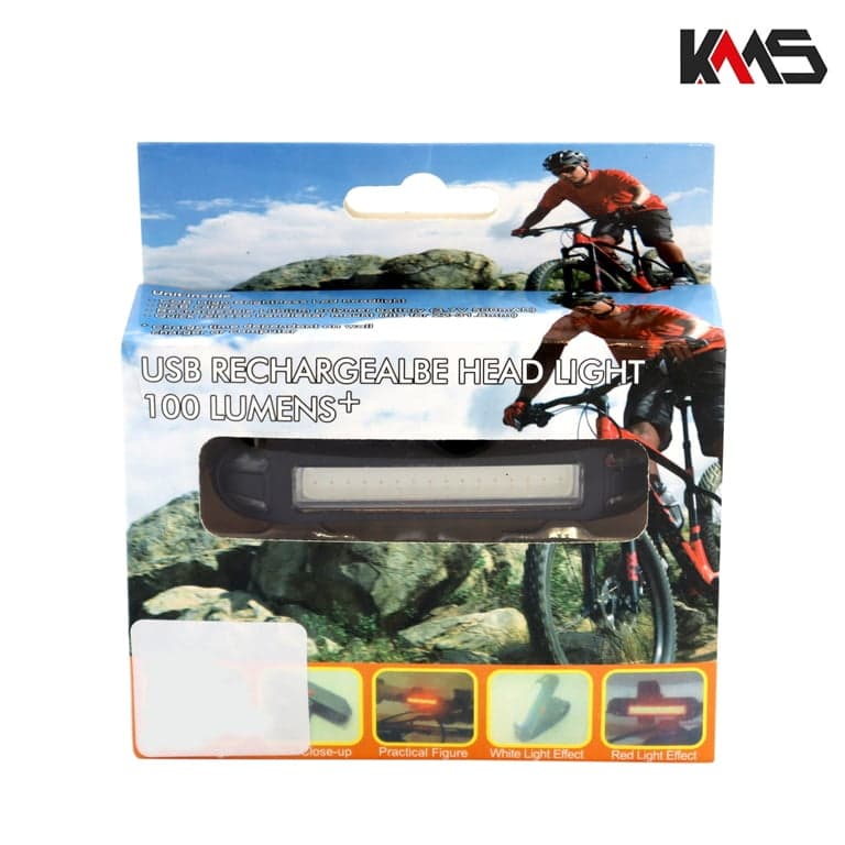 SVETLO MTB LED USB PLAVO CRVENO POLICIJA 100 LUMENS KMS+ 3