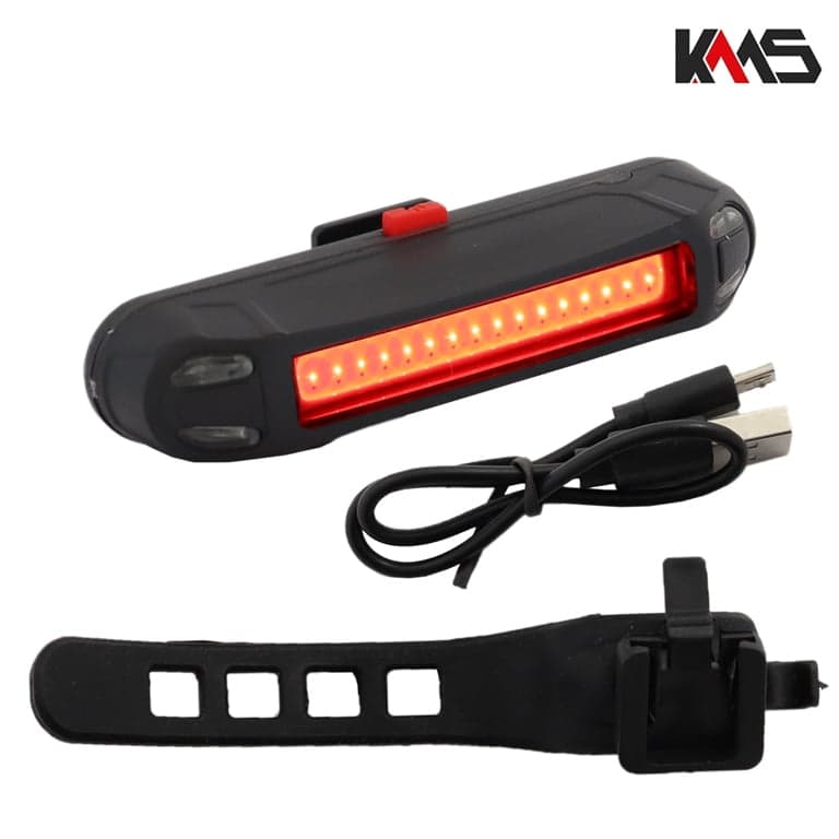 SVETLO MTB LED USB PLAVO CRVENO POLICIJA 100 LUMENS KMS+ 2