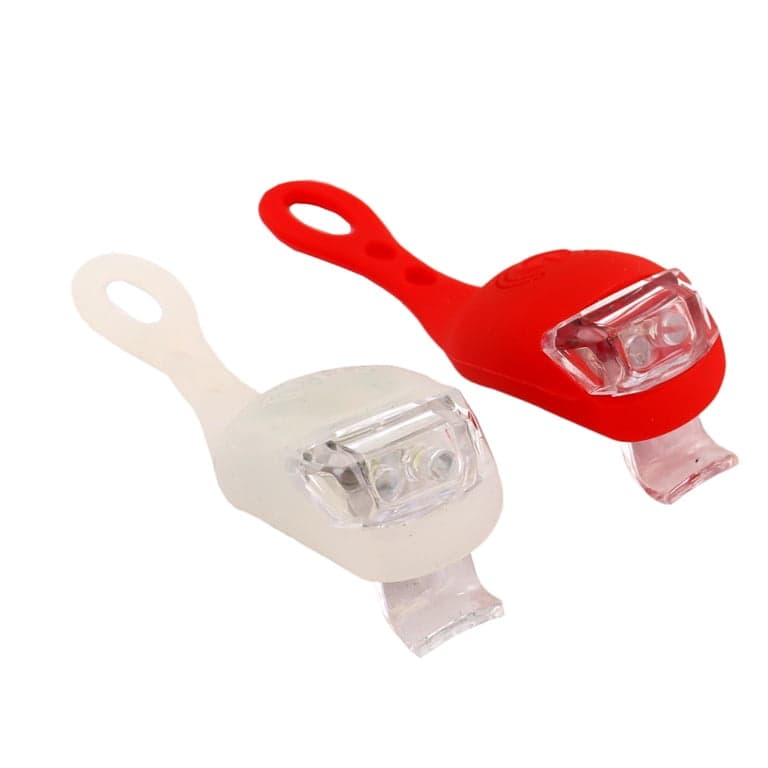 SVETLO MTB SO STOP LED BELO CRVENO BL008-9 YH-007 2 SET SOLZA SILIKONSKO+