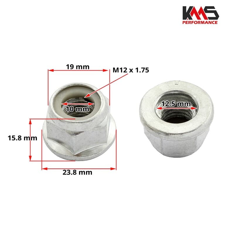 MUTER NOZ TRIMER HUSQVARNA M12X1.75mm KMS PERFORMANCE 3