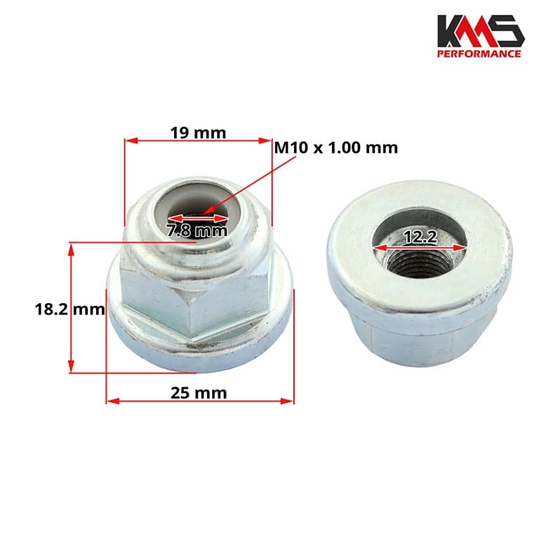 MUTER NOZ TRIMER S FS 85 120 200 250 FR 450 480 M10X1.0mm KMS PERFORMANCE 4