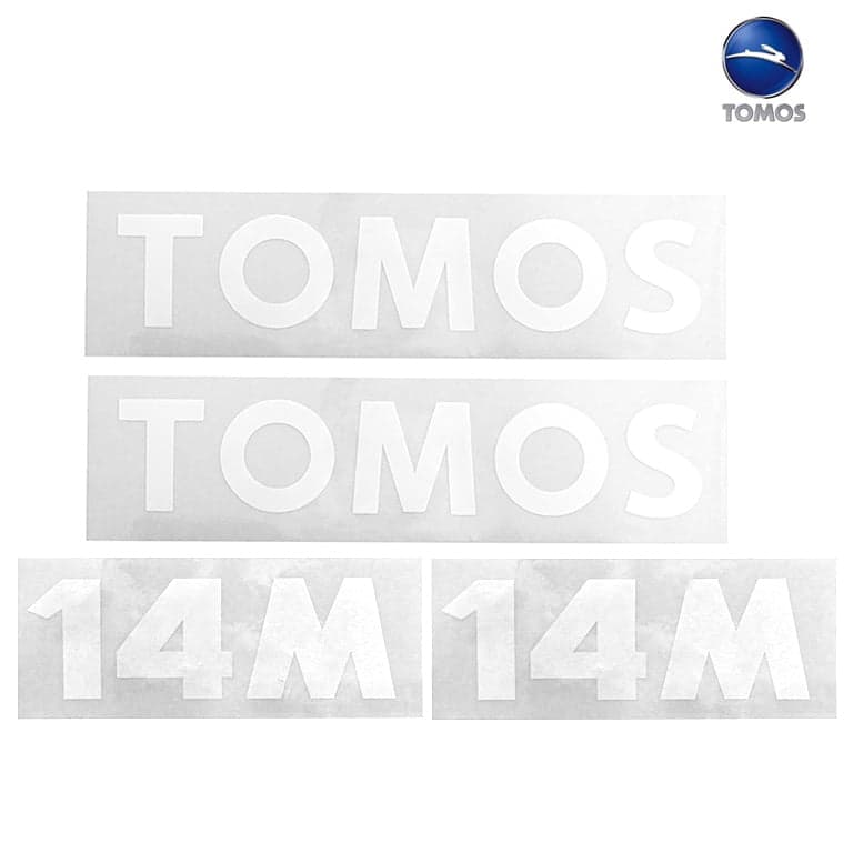 NALEPNICA TOMOS T14 14M SET KMS PERFORMANCE