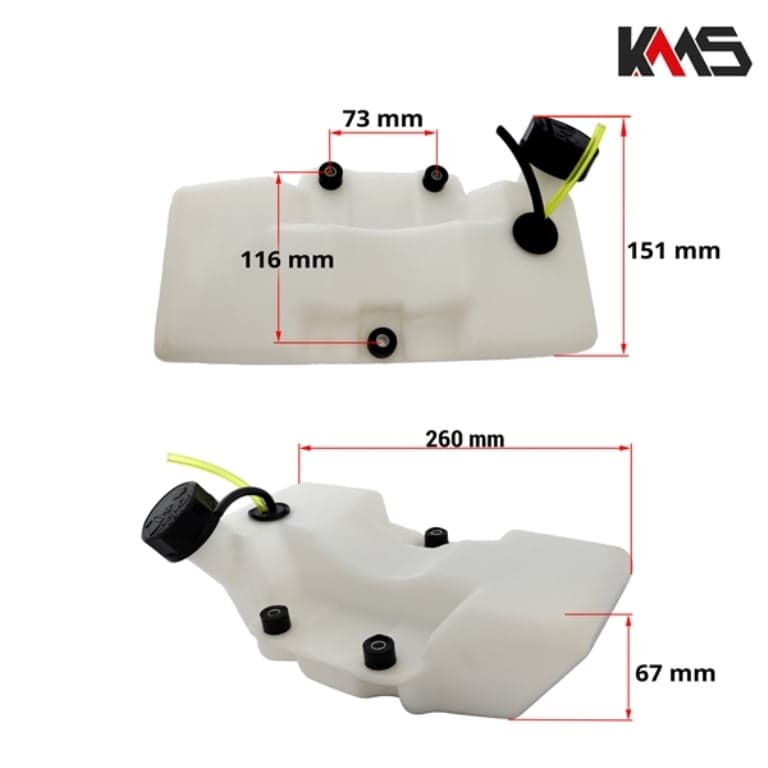 REZERVOAR GORIVO VILLAGER BC 630 TRIMER 63cc KMS 2