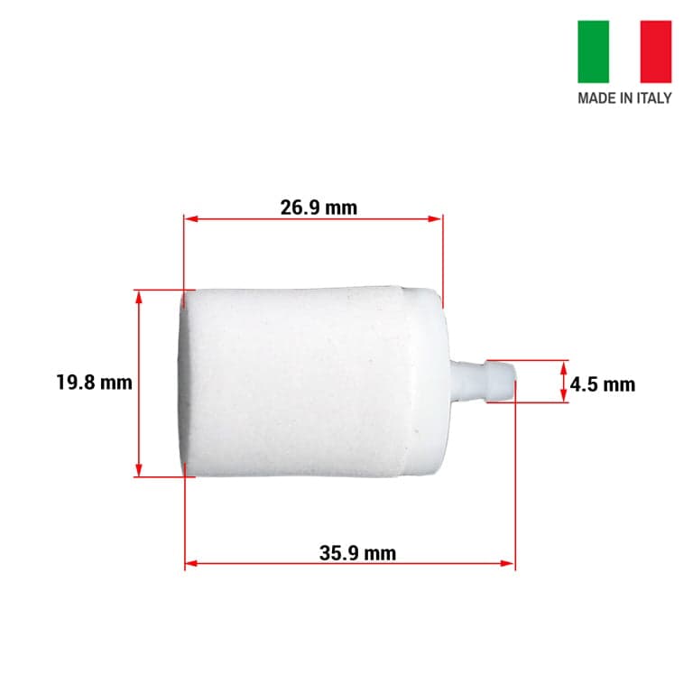 FILTER BENZIN PILA 3,5mm BEL ITALY 2
