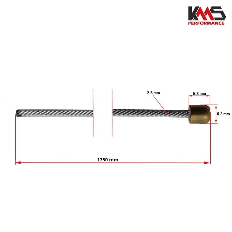 SAJLA GAS 1750x2,5 mm KOSALKA KMS PERFORMANCE 2