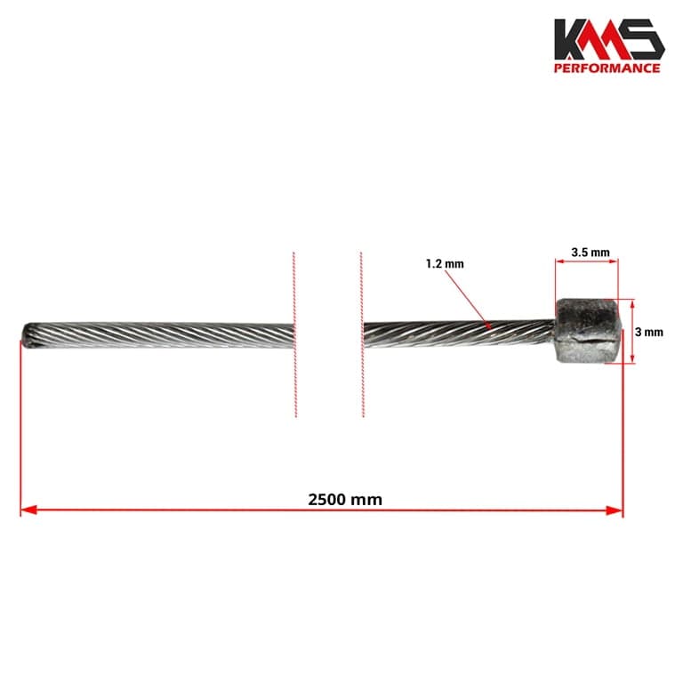 SAJLA GAS 2500x1,2 mm TOPCE 3,5x3 mm KOSALKA KMS PERFORMANCE 2