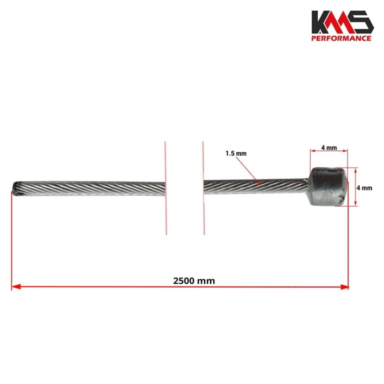 SAJLA GAS 2500x1,5 mm TOPCE FI 4X4 mm KOSALKA KMS PERFORMANCE 2