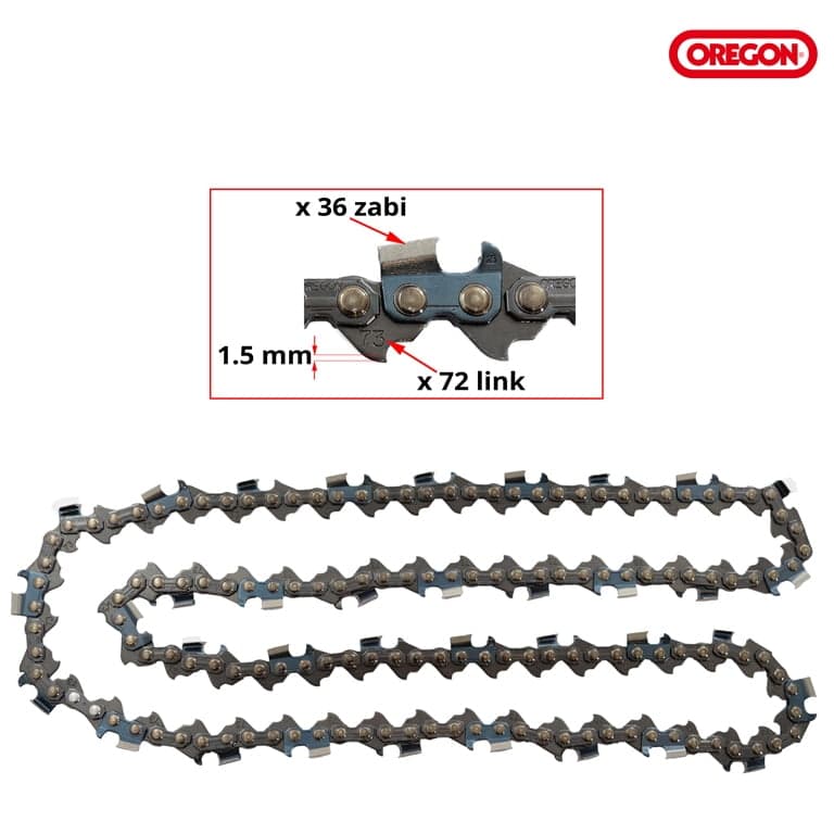 LANEC 3/8 1,5mm 36 ZABI OREGON** 2