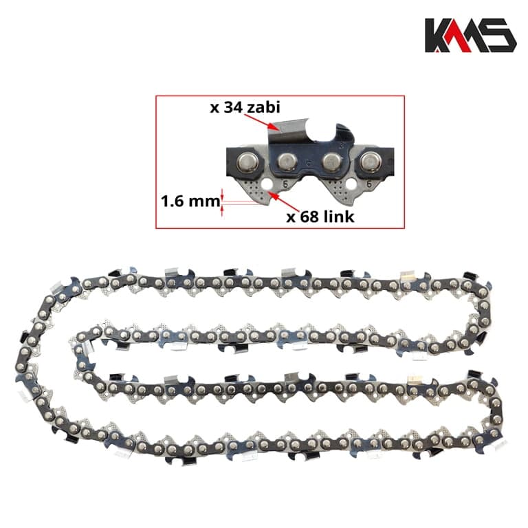 LANEC 3/8 1,6mm 34 ZABI KMS** 2