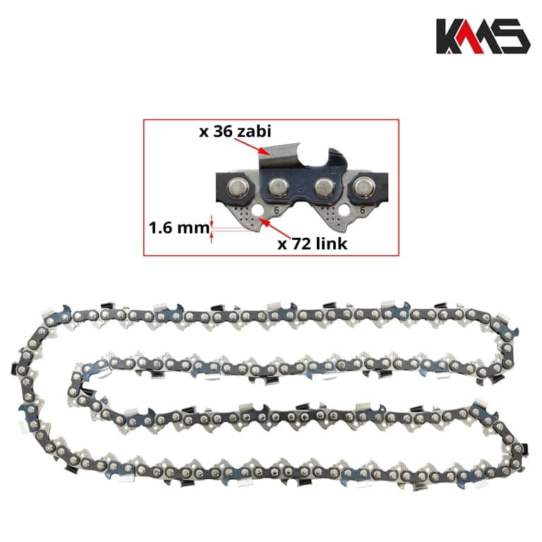 LANEC 3/8 1,6mm 36 ZABI KMS** 2