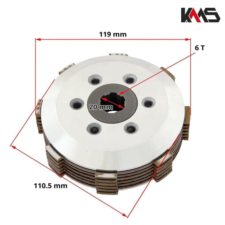 LAMELA ATV 200 250 KOMPLET KMS+ 5