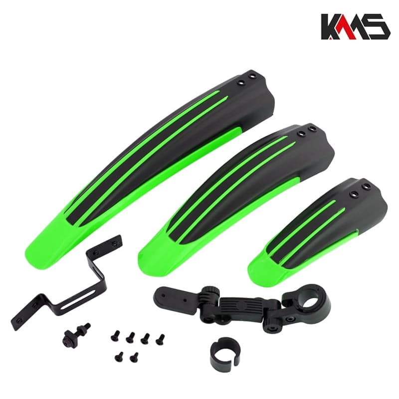 BRANICI MTB KRATKI PVC CRNI SO ZELENO KMS+