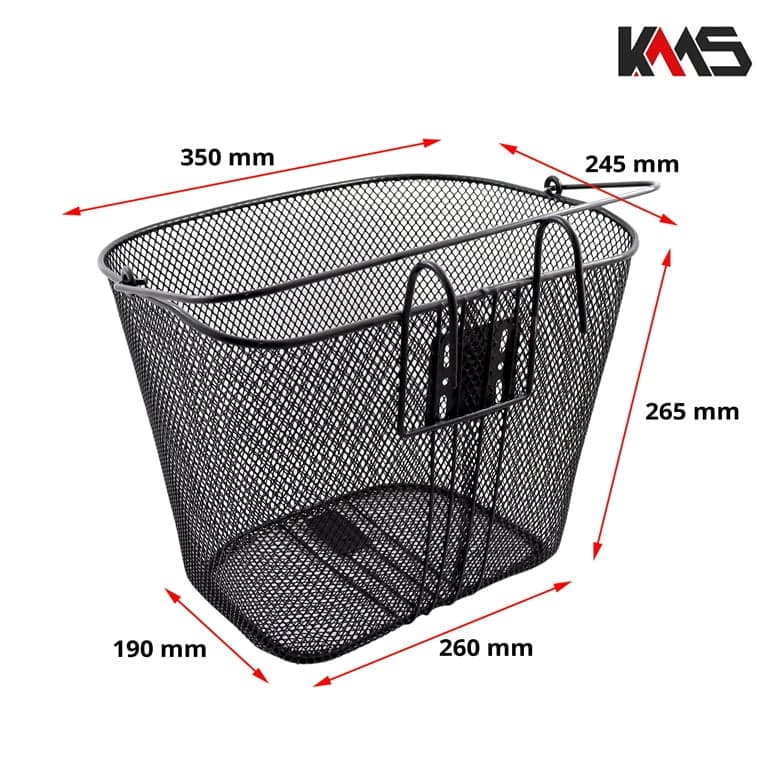 KORPA MTB PREDNA L MOBILNA CRNA SO RACKA KMS* 3