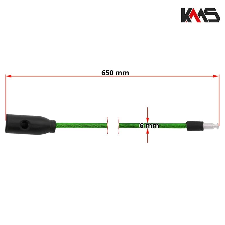 KATANEC KLUC OB NO.1 6X650mm ZELEN KMS+ 2