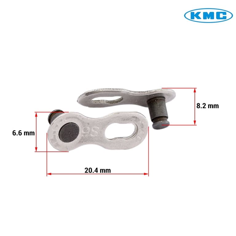 SPOJKA LANEC MTB 9 SPED PIN LENGTH 6,6mm KMC 2