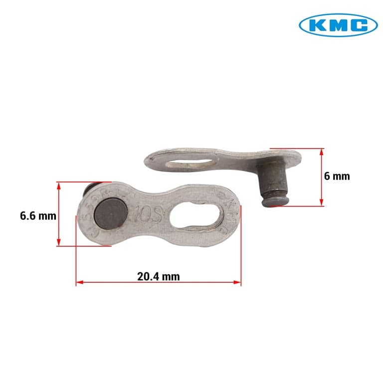 SPOJKA LANEC MTB 10 SPED PIN LENGTH mm KMC 2