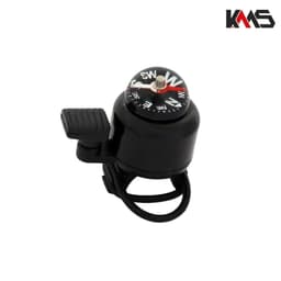 SIRENA ZVONCE METAL PLASTIKA KOMPAS CRNO MALO LASTIK KMS+