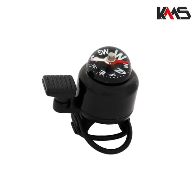 SIRENA ZVONCE METAL PLASTIKA KOMPAS CRNO MALO LASTIK KMS+