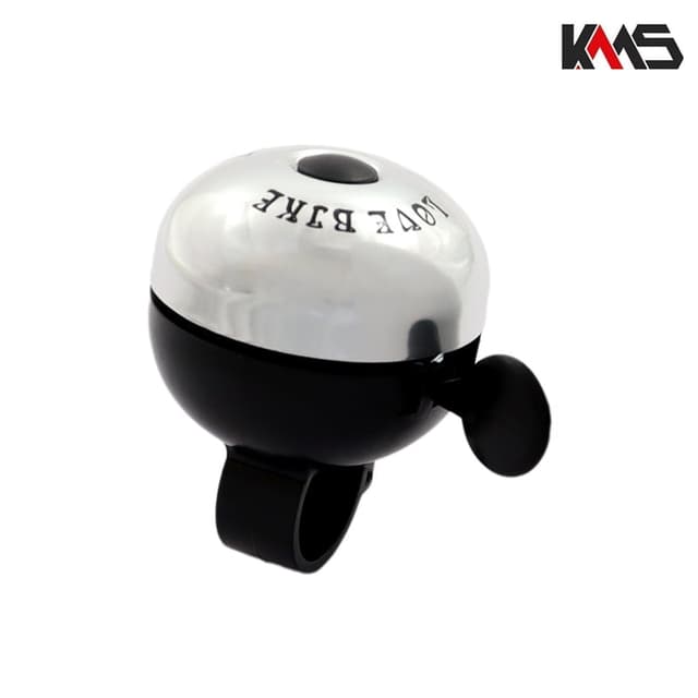 SIRENA ZVONCE METAL PLASTIKA OB CRNO NIKLOVANO LOVE BIKE KMS+