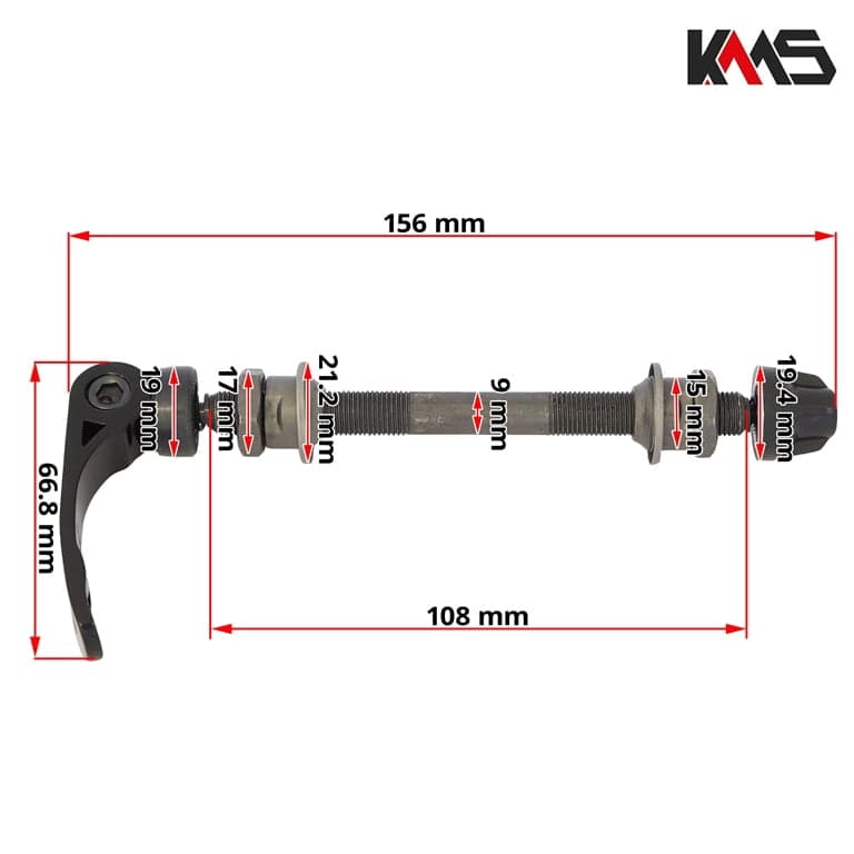 OSOVINA MTB PREDNA LEPTIR PATENT KMS+ 2