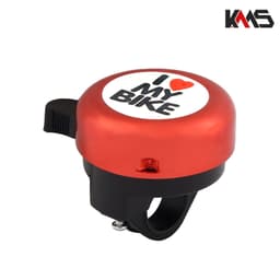 SIRENA ZVONCE METAL PLASTIKA OB CRNO CRVENO LOVE BIKE KMS+