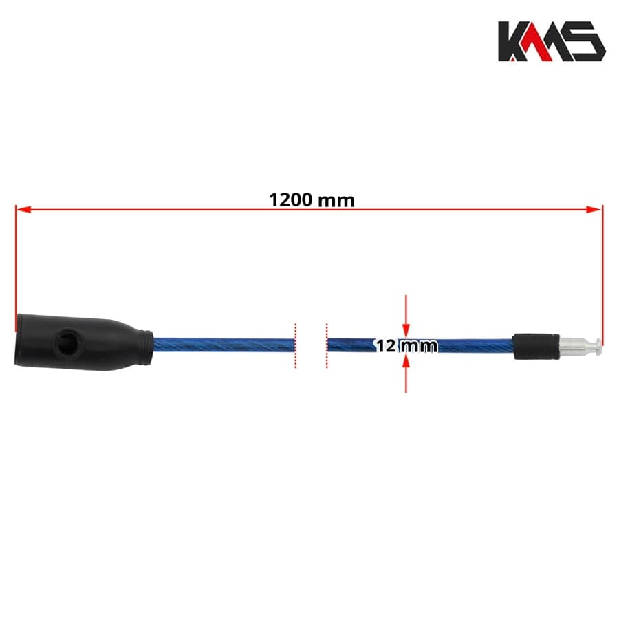 KATANEC KLUC KINUU PLAV 12X1200mm KMS+ 2