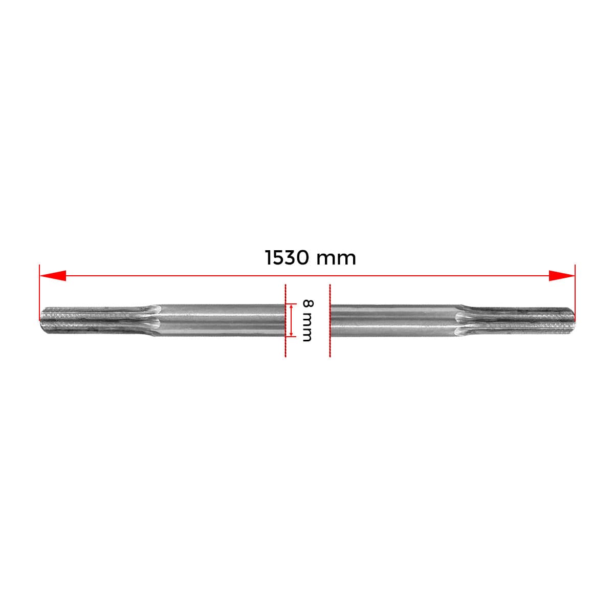 KARDAN VILLAGER BC 750 L-1530mm F8mm 7T NUTEVI NO.76 CN* 2