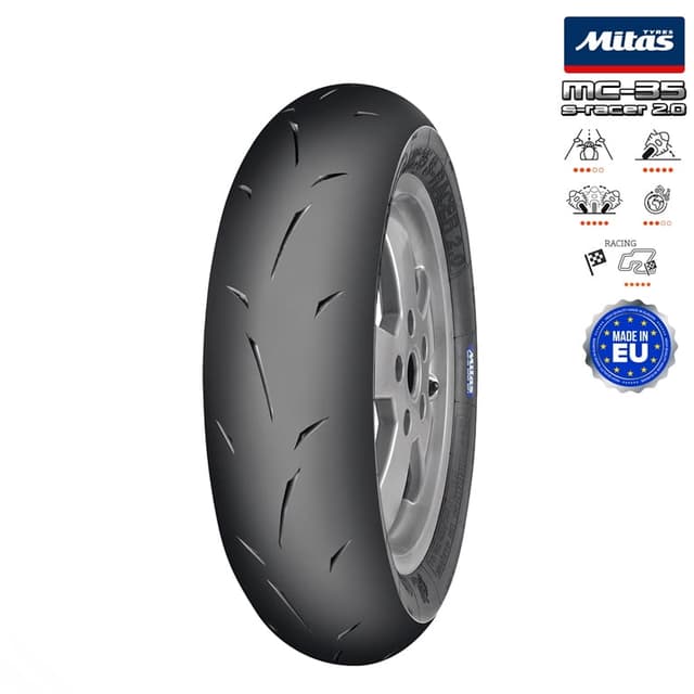 NAD. GUMA 3.50-10 51P TL MC35 S-RACER 2.0 PREDNA ZADNA MITAS*