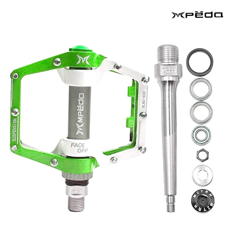 PEDALI MTB ALUMINSKI MPEDA ZELENO BELI * 2